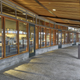 The exterior of the new Yosemite Starbucks.